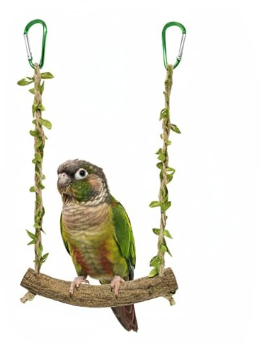 Vogelspielzeug, Wellensittich Spielzeug Und Zubehör, Schaukel Für Kleine Und Mittelgroße Vögel, Perfekt Für Stressabbau Und Aktivitätsförderung Im Vogelkäfig