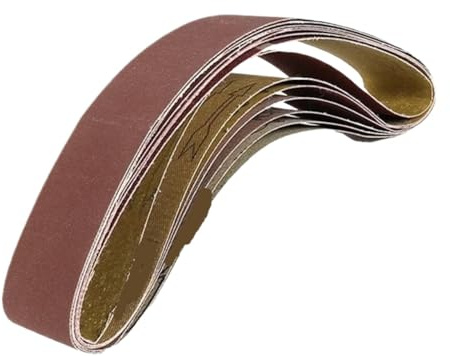 Carta Abrasiva Per Levigatrice 7 pezzi 50 mm x 686 nastro abrasivo 120-1000 grana carta vetrata smerigliatrice levigatrice metallo legno tampone lucidatura rettifica(1000grit)