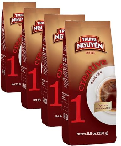 TRUNG NGUYEN - Café torréfié et moulu Creative 1 - (1 X 250 g) (Lot de 4)
