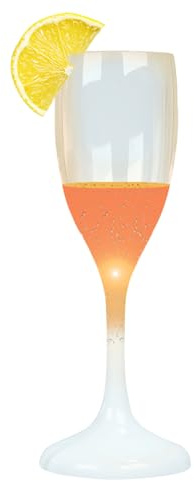 Genérico Copas de champán,Copas de champán | de vino iluminadas de 120 ml - de versátiles, copas activadas por líquido, copas que brillan en la oscuridad para cumpleaños, Navidad