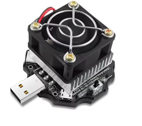 Onchdbfhuu Batterie -Test -Entladungskapazität Alterungsladegeräteleiste 65W USB DC Elektronischer Lastwiderstand Einstellbarer Stromspannung