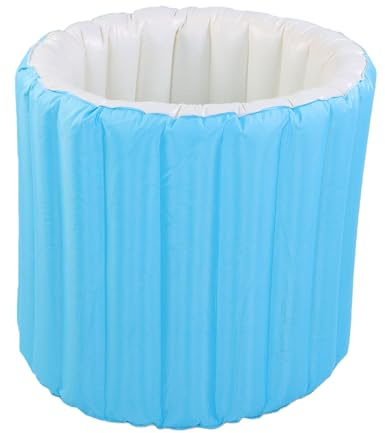 Zisemeil Bañera Inflable, Bañera Portátil Plegable a Prueba de Fugas para Adultos con Bomba de Aire y Drenaje, para Baño en Hielo, para Remojar Al Aire Libre