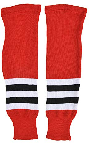 Sherwood, Scaldamuscoli da Calcio Bambino NHL, Rosso (Rot/Schwarz/Weiß)