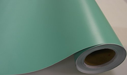 Könighaus (4,51/m2) Türkis Matt Autofolie 2000 x 152 cm mit Luftkanälen + Gratis Rakel inkl. Anleitung