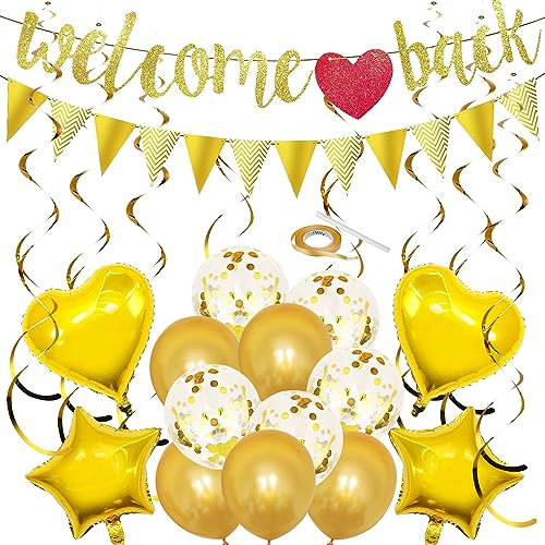 28 Piezas Welcome Home Welcome Home Decoracion Bienvenido A Casa para Decoración de Aulas Escolares Decoración de Fiestas en Casa y Decoración de Fiestas de Bienvenida