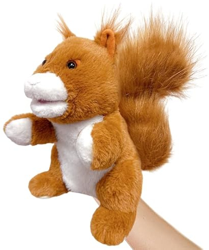 LOMTRATS 2026 Marionetas de Mano de Animales con Boca Abierta móvil para niños, Lobo, león, etc Contar Historias, enseñar, Preescolar, Regalos de cumpleaños