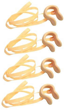 PAMINGONO 4stücke Robuste Tragbare Nasenklammern Für Schwimmer Hautfreundliche Bequeme Schnorchelnasenclips Kompakt Und Einfach Zu Transportieren Farblich Variierend