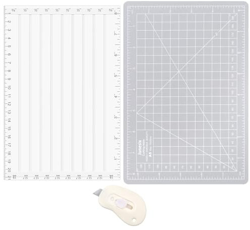 Quick Trimmer Tool for Foil and Paper with Blade, Craft Stamping Foil Paper Cutters Easy Crafting Trimming Tools for Trimming Thin Paper Strips As In Sentiment Strips Easily Cuts Foil To Size (Gray)