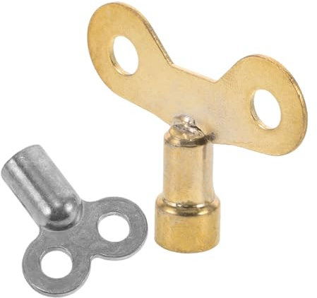 GETAJGHSD 2piezas Llaves Válvulas Radiador Llave Escape Radiador Accesorios Orificio Cuadrado
