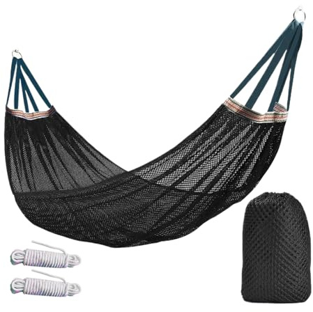 Tragbare Hängematte, Baum-Hängematte mit für den Außenbereich, maximale Kapazität 200 kg, für, Camping, Garten, Meditation, Reisen, Wandern