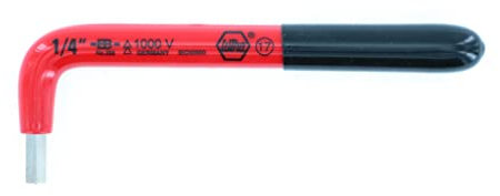 Wiha 13668 Hex l-keys, isoliert, Zoll, 1/4