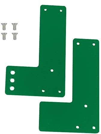 TMS Pro Shop Montageplatte für Türwächter, für Glastüren mit Rahmen, zum Bohren aus Stahl, Art.-Nr. 38089