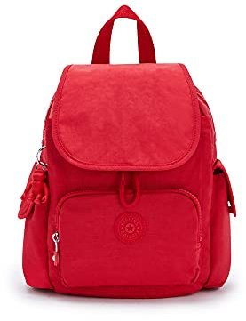 Kipling Damen City Pack Mini Rucksack Leichter Vielseitiger Tagesrucksack Tasche Red Rouge, Rot Rouge, Mini, Damen City Pack Mini Rucksack Leicht Vielseitiger Daypack Tasche