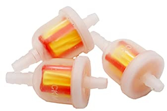Universal 6mm Inline Petrol Fuel Filter Cleaner For PIT PRO Trail Quad Dirt Bike ATV Dune Buggy Motorcycle Scooter 1/4 Pack of 3