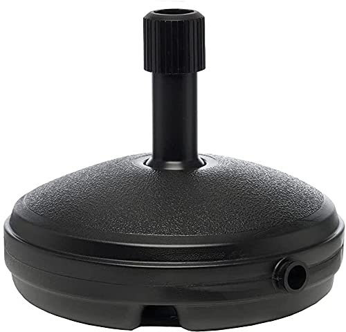 1ABOVE Garden Parasol Base 7L Round – Heavy Duty Water-Filled Umbrella Stand, Durable Plastic Patio Umbrella Base, Wind-Resistant, Easy Clean, Outdoor Use