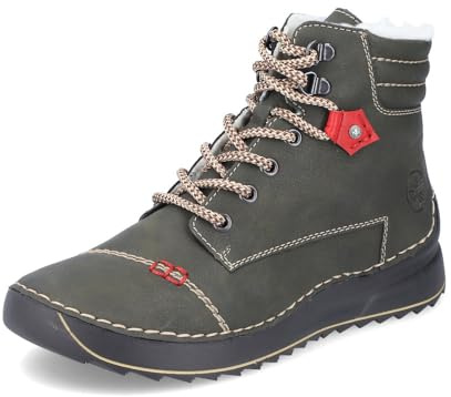 Rieker Mujer Botines 51545, señora Botines con Cordones