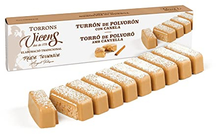 TURRON DE POLVORON CON CANELA