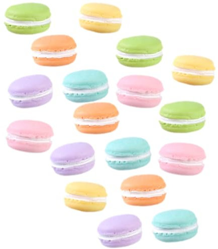 STOBOK 18 Stück Macaron-förmige Dekorative Push-Macarons Macaron-reißnägel Für Den Schreibtisch Multifunktionale Korktafel-pinnnadeln