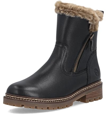 Remonte RemonteTEX D0B83 - Botines clásicos para mujer, con plantilla suelta, impermeable, para mujer, Negro Combi 03, 41 EU