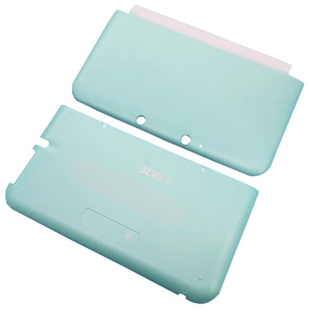 Hzxkqmil Coque Avant et Arrière Boîtier de Remplacement pour Nintendo 3DS XL Console, Couvercle de Plaque Supérieure/Inférieure Faceplate DIY A/E Accessoires pour 3DSXL (Vert)