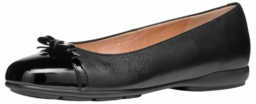 Geox D ANNYTAH C Ballet Plat pour Femme, Noir, 41 EU