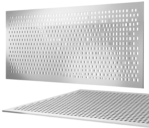 MYOYAY Kellerschachtabdeckung 104 × 42cm Edelstahl-Lichtschachtabd Maßgefertigte Lichtschacht Abdeckung Lichtschachtgitter Robuste Langlebige Geeignet für Alle Gängigen Kellerabdeckungen