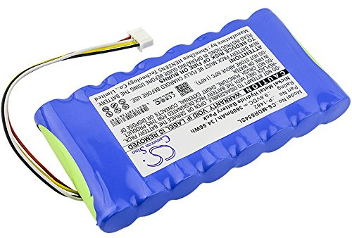 TECHTEK Batteri 3600mAh kompatibel med [Chauvin Arnoux] 6116, 8332B, 8334B, 8335, C.A 6116 Installation Tester, C.A 8334, CA 6543 Insulation Tester, Scopix mobiles Oszilloskop II OX7042, för [Megger