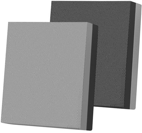 CAIEJSAEN 2er-Sets Balance Pad 40x33x5cm Rutschfest Balance-Kissen Weichschaum Balancekissen für Stabilität und Koordination Balance Pad für Pferde (Grau Schwarz)
