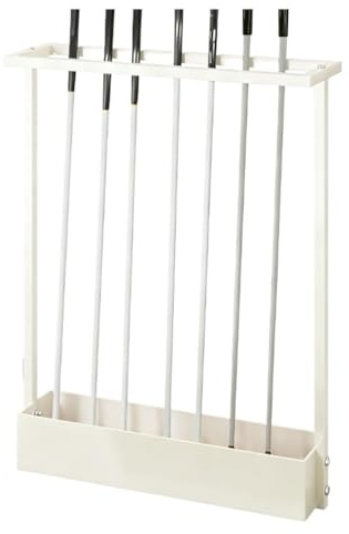 FENGJISUN Golfschläger-Halter Stahl Golf Club Rack Pool Halter for Veranstalter Boden Display Golfschläger-Organisation(White)
