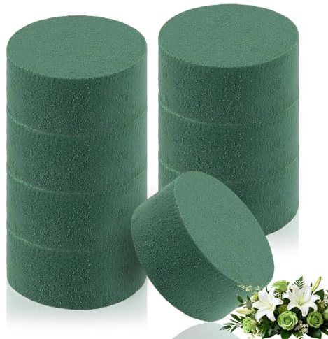 Lobaake 8 esponjas de espuma floral, espuma para flores, espuma artificial, decoración, espuma de flores para bodas, fiestas prenatales, bailes y decoración interior