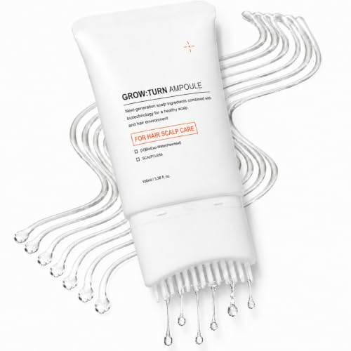 GROWTURN Korean Hair Growth Serum with Scalp Brush Heartleaf Exosome 100ml