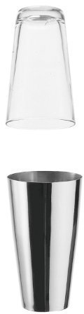 Agitatore acciaio + vetro Boston cl 75