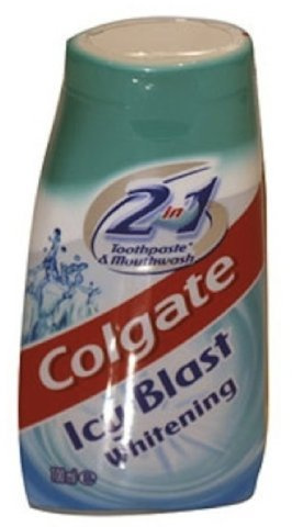 Colgate 2 in 1 icy blast whitening toothpaste 100ml - Pack of 4