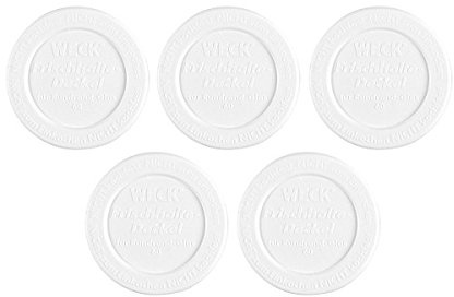 WECK Frischhaltedeckel für Rundrandgläser Ø 60 mm (5 Stück)