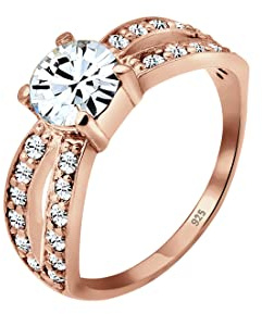 Elli Damen Ring mit Kristall Glamour