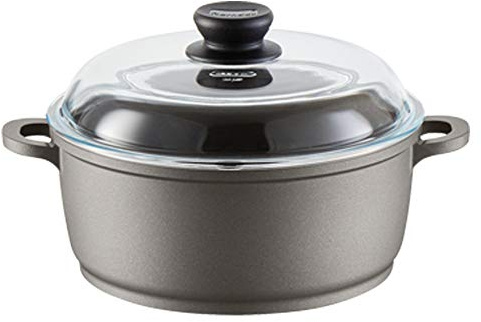 Berndes Bonanza Casseruola con Coperchio 20 cm, Alluminio Pressofuso, Non Induction