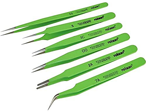Rolson 59102 - Pinzas de resina epoxi (6 unidades)