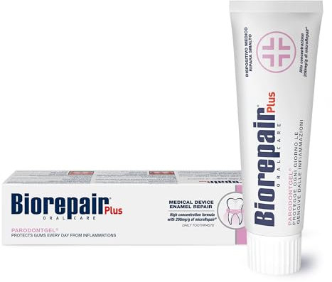 Biorepair Plus Toothpaste - 2.54 Fluid Ounces 75 Milliliter Tube [ Italian Import ]