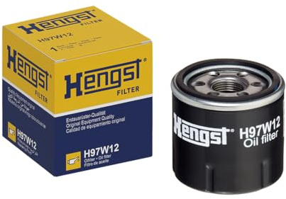 HENGST - Ölfilter H97W12 - Öl-Anschraubfilter für KFZ | Hochwertiger Motorölfilter für KFZ mit Otto- oder Dieselmotor - Robuster Ölfilter mit hoher Schmutzaufnahmefähigkeit