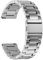 Fullmosa Watch Strap, Metal Watch Straps for Men Women, Smart Watch Strap for 16mm 18mm 19mm 20mm 22mm 24mm Watch Band with Quick Release, Silver