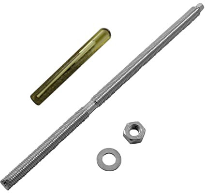 Lumonic Ankerstange + Verbundankerpatrone M8 x 190 Edelstahl A4 I Zur Verwendung als Keilanker, Metalldübel, Bolzenanker, Blitzdübel I Für verschiedene Arten Durchsteckmontagen