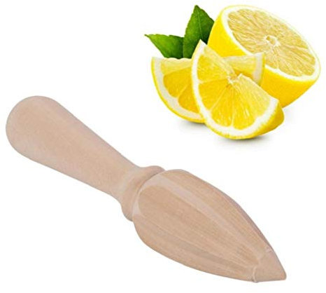 AMOYER Kitchen Tool Wooden Lemon Squeezer Mini Hand Press Manual Juicer Fruit Orange Juice Extractor Reamers Ten Corner Design