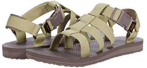 Teva Unisex barn original Dorado öppen tå sandaler, Salviagrön, 38 EU