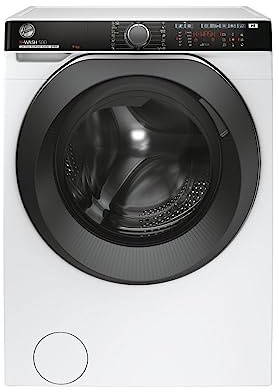 Hoover H-WASH 500 HWPD 69AMBC/1-S Machine à laver intelligente 9 kg, 1600 tours, Charge avant, Wi-Fi + Bluetooth, Libre installation, 60-53-85 cm, Blanc, Classe A [Classe d'efficacité énergétique A]