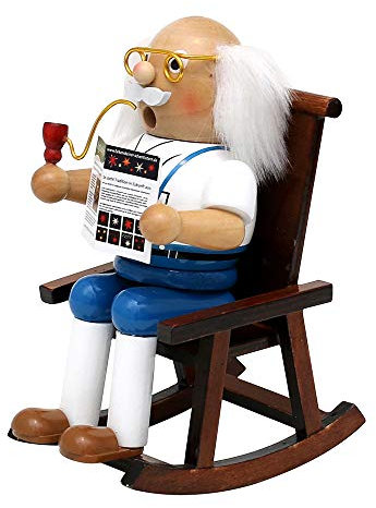 Wichtelstube-Kollektion Holz Räuchermännchen Grossvater