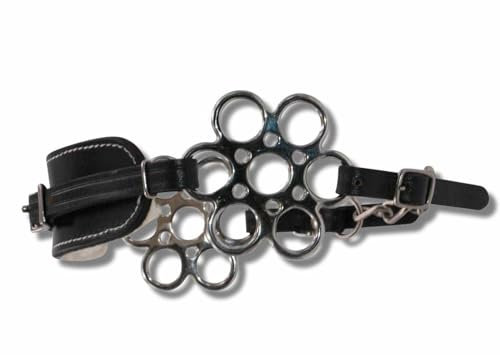 AMKA Hackamore Flora mit Flower Rad weich gepolstert gebisslose Zäumung