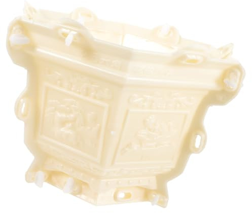 VILLCASE Planter Mold Large Concrete Molds Octagon Clay Epoxy Mould Cactus Succulent Planter Molds for Pot Making Garden Decoration 28.5x28cm