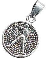 Kiss of Leather Anhänger Sternzeichen Waage aus 925 Sterling Silber Si. 449