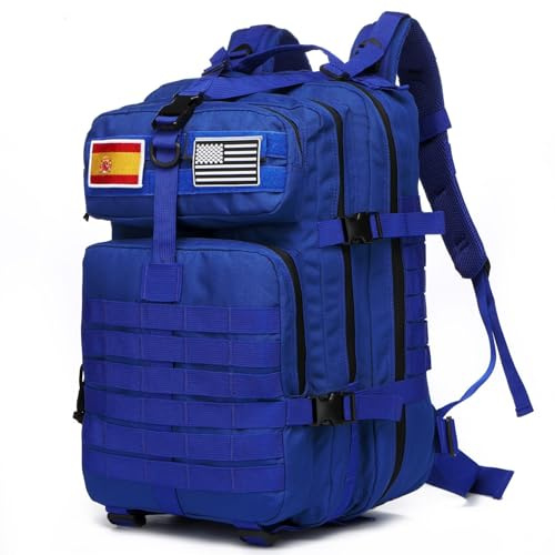 GUJOIN Sac à dos tactique 50 litres avec système molle, grande capacité militaire, imperméable, pour les urgences de 3 jours de chasse, de randonnée et de camping, sac à dos pour activités de plein