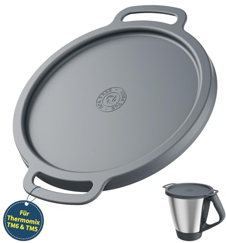 OTOmitra Coperchio in silicone per Thermomix TM6 TM5, Coperchio ermetico riutilizzabile, Coperchio Thermomix privo di BPA, Accessorio Thermomix, Coperchio ermetico per la pentola del Thermomix